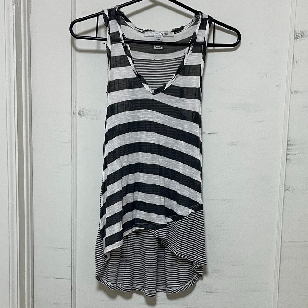 American Rag  Blue Stripe Tank Top